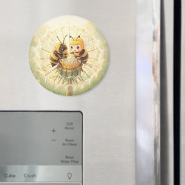 Golden Bumblebee in Bloom Dance.5 マグネット