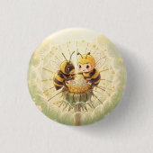 Golden Bumblebee in Bloom Dance.5 缶バッジ (正面)