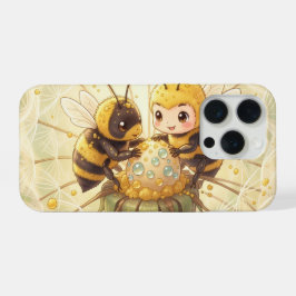 Golden Bumblebee in Bloom Dance.5 iPhone 15 Proケース