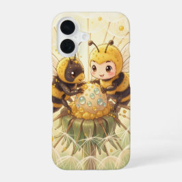 Golden Bumblebee in Bloom Dance.5 iPhone 16ケース