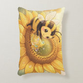 Golden Bumblebee in Bloom Dance.6 アクセントクッション (正面(垂直))