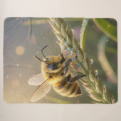 Golden Bumblebee in Bloom Dance.7 シェルパブランケット (正面(横))
