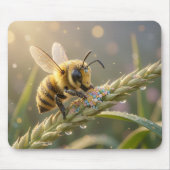 Golden Bumblebee in Bloom Dance.7 マウスパッド (正面)