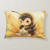 Golden Bumblebee in Bloom Dance.8 アクセントクッション (裏面)