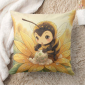 Golden Bumblebee in Bloom Dance.8 クッション (ブランケット)
