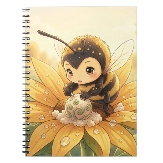 Golden Bumblebee in Bloom Dance.8 ノートブック (正面)
