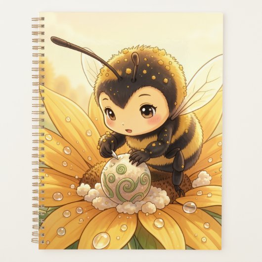 Golden Bumblebee in Bloom Dance.8 プランナー手帳 (正面)