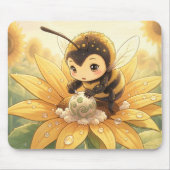 Golden Bumblebee in Bloom Dance.8 マウスパッド (正面)