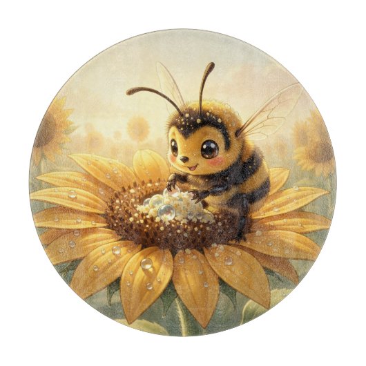 Golden Bumblebee in Bloom Dance.9 カッティングボード (正面)