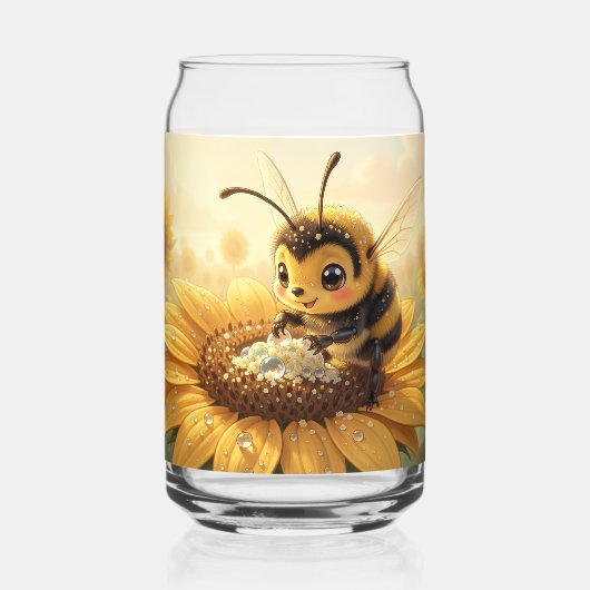 Golden Bumblebee in Bloom Dance.9 ガラス缶 (正面)