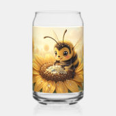 Golden Bumblebee in Bloom Dance.9 ガラス缶 (裏面)