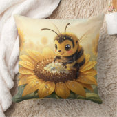 Golden Bumblebee in Bloom Dance.9 クッション (ブランケット)