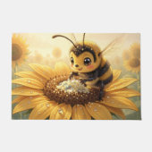 Golden Bumblebee in Bloom Dance.9 ドアマット (正面)