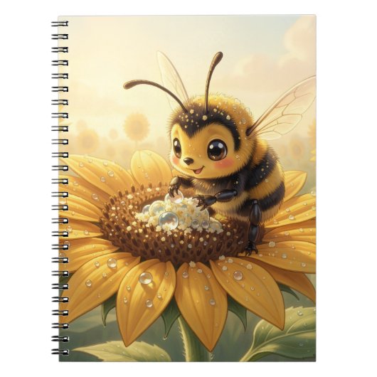 Golden Bumblebee in Bloom Dance.9 ノートブック (正面)