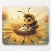 Golden Bumblebee in Bloom Dance.9 マウスパッド (正面)