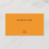 Golden Business Cards 名刺 (裏面)