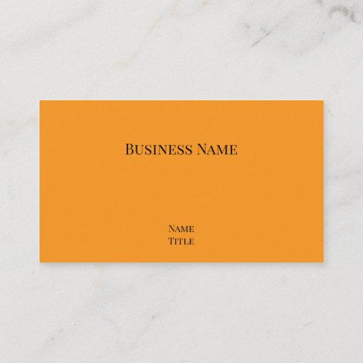 Golden Business Cards 名刺 (裏面)