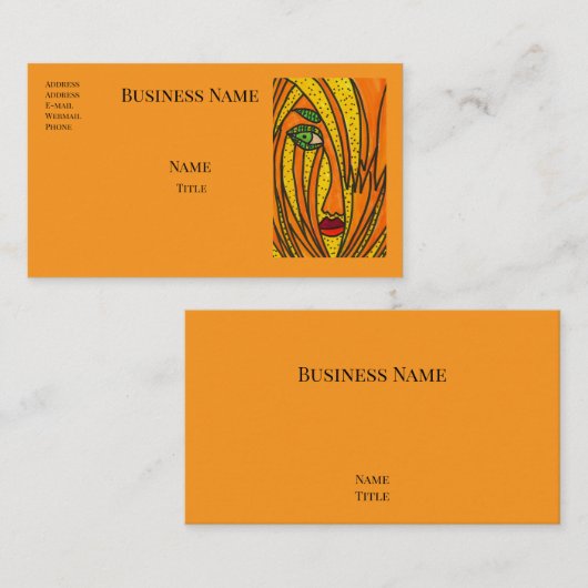 Golden Business Cards 名刺 (正面/裏面)