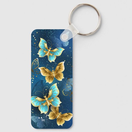 Golden butterflies キーホルダー (裏面)