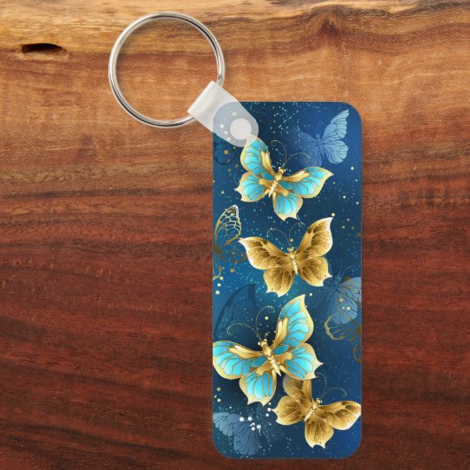 Golden butterflies キーホルダー (正面)