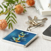 Golden butterflies キーホルダー (側面)