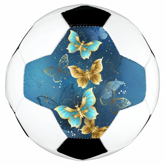 Golden butterflies サッカーボール (正面)