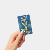 Golden butterflies バッジ (手持ち)