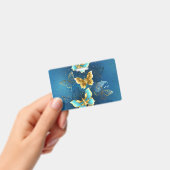 Golden butterflies バッジ (手持ち)
