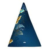 Golden butterflies パーティーハット (右)