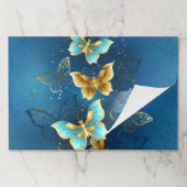 Golden butterflies ペーパーパッド (折り畳み)