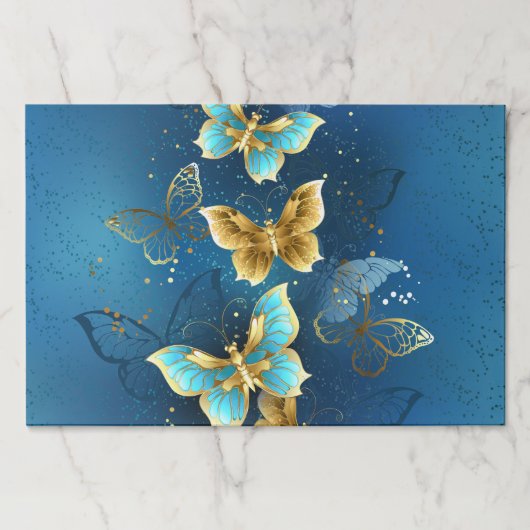 Golden butterflies ペーパーパッド (正面)