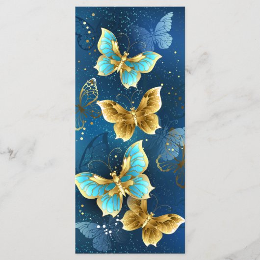 Golden butterflies メニュー (正面)