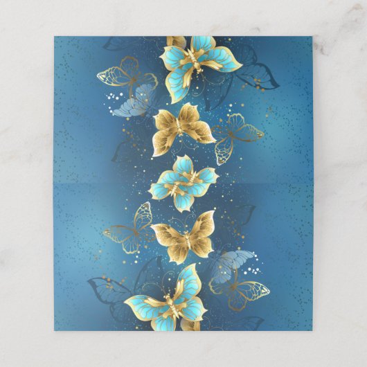Golden butterflies ロイヤリティカード (外部開封)