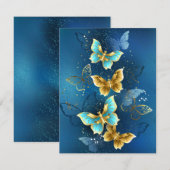 Golden butterflies 案内状 (正面/裏面)