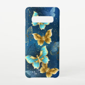 Golden butterflies samsung galaxyケース (裏面)