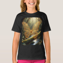 Golden butterfly  tシャツ