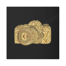Golden Camera – Luxury Photography-Inspired Design