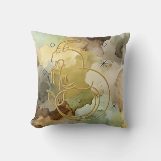 Golden Capricorn クッション (正面)