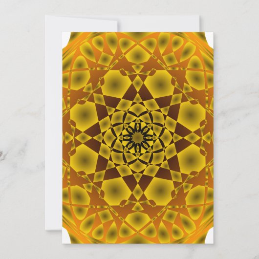 Golden card 招待状 (正面)