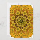 Golden card 招待状 (裏面)