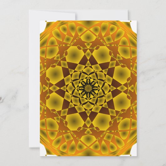 Golden card 招待状 (裏面)