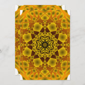 Golden card 招待状 (正面/裏面)