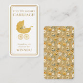 Golden Carriage Scratch-Off Game Card - Winner 名刺 (正面/裏面)