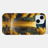 Golden Cascade in the Glimmering Wood Case-Mate iPhoneケース (裏面 (横))