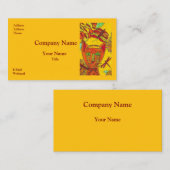 Golden Cat Business Cards 名刺 (正面/裏面)