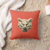 Golden Cat – goldene Katze – vergoldeter Kater クッション (ブランケット)