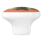 Golden Cat – goldene Katze – vergoldeter Kater セラミックノブ (側面)