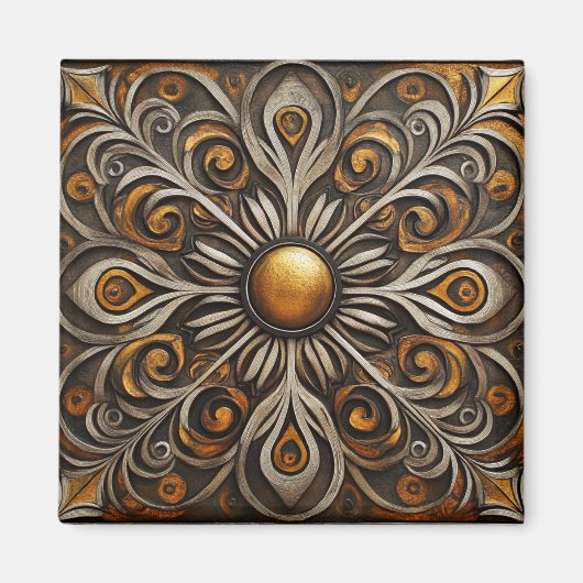 Golden Center華美2を使用したスクロール マグネット (正面)