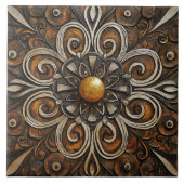 Golden Center 3華美を使用したスクロール タイル (正面)