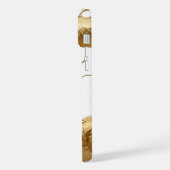 Golden Chinese Dragon Art | Mythical Creature Fant iPhoneケース (左側面)